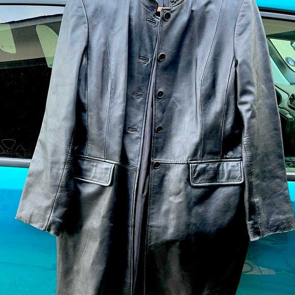 Anne Klein Genuine Leather Jacket Fully 